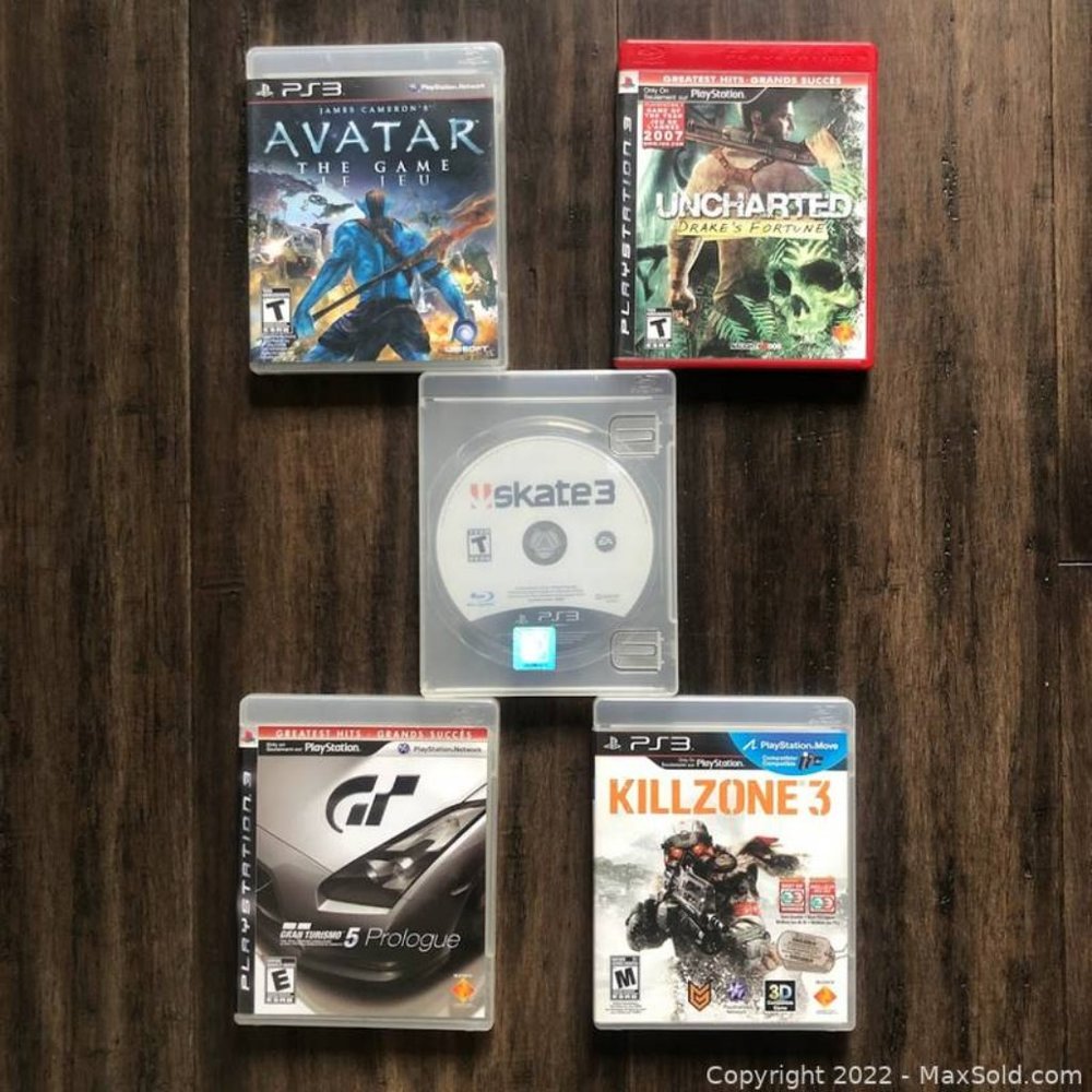 PS3 Games - Avatar, Uncharted, Skate 3, Killzone 3, Gran Turismo 5